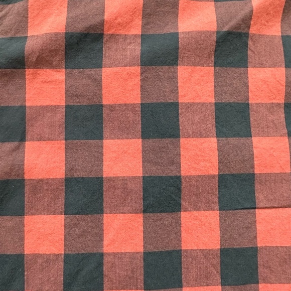 Men's Sonoma XL Short Sleeve Blue/Pink Plaid Casual Button Down Shirt - Picture 2 of 3